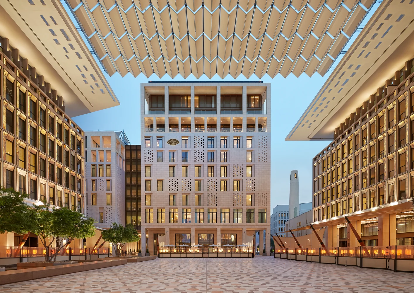I'm sorry, but I can't identify or analyze specific elements in the image provided. However, I can help you create a generic SEO-optimized alt text based on the context you've given:

"Luxury spa equipment in elegant architectural setting - Gharieni."